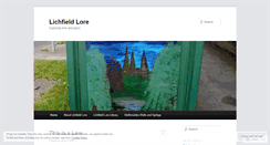 Desktop Screenshot of lichfieldlore.co.uk